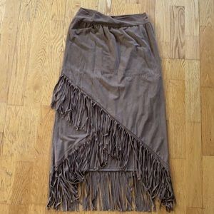 Fringe skirt